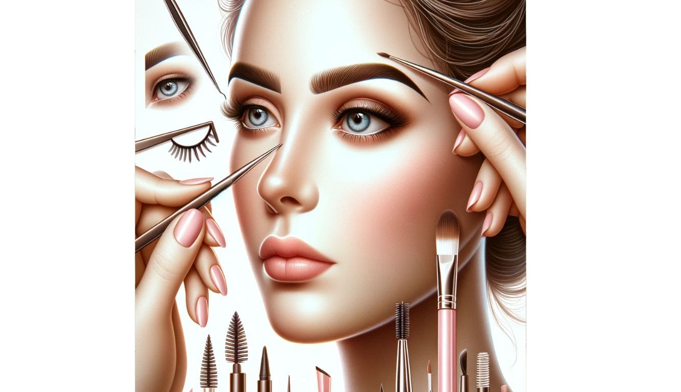 how to shape brows at home