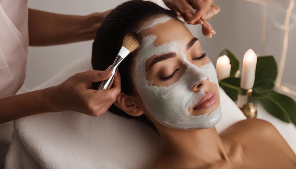 brightening facial for acne