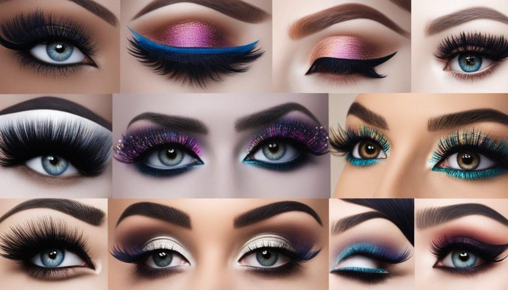 evolution of fake lashes