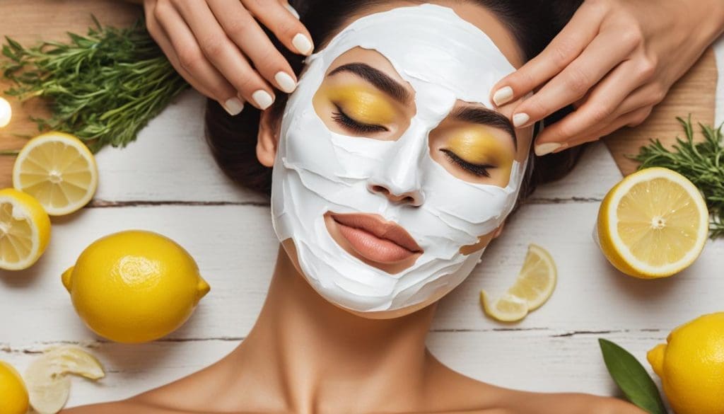 yogurt and lemon face mask