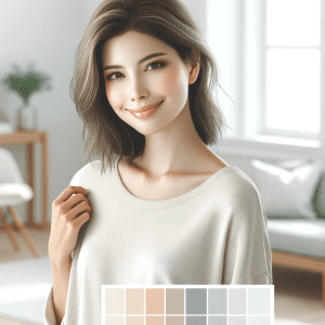 "Radiant Beauty: How to Look Good Without Makeup - A vertical view of a confident, makeup-free woman in a serene setting, emphasizing natural beauty